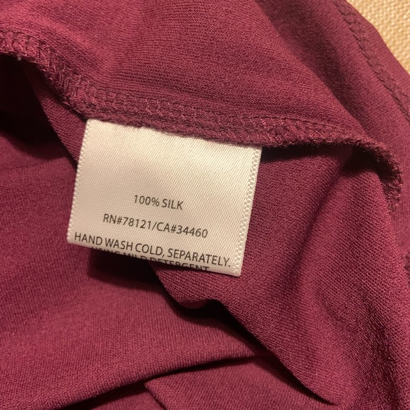 Ladies 100% Silk Top, Sz Small - Picture 6 of 8